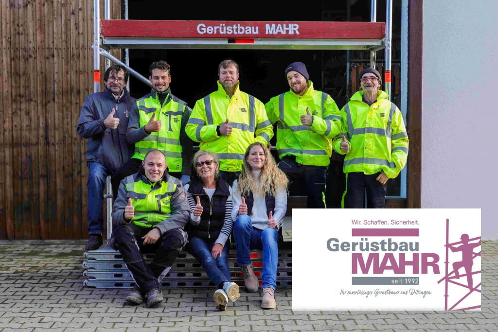 Das Team von Gerüstbau Mahr.